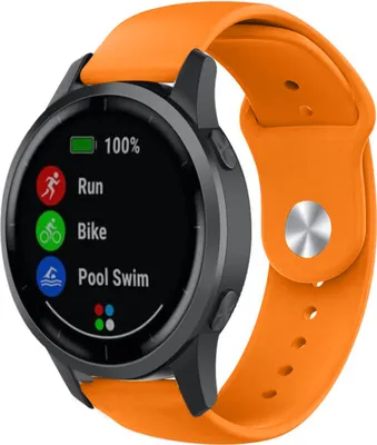 Produktbild von Strap-it Garmin Vivoactive 4 Sportarmband - 45mm - Orange