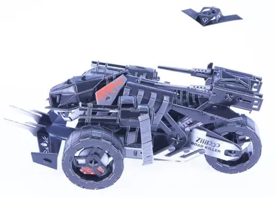 Zdjęcie produktu dla Puzzle 3D Futurystyczny Motocykl - 125 elementów - Modelarstwo pojazdy od 10 lat
