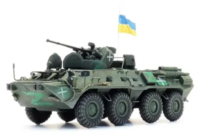 Produktbild von Artitec 6870710 - H0 / 1:87 - BTR82A ukrainische Streitkräfte - Neu