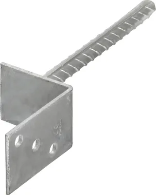 Obrázek produktu pro vidaXL Kotvy do plotu, 12 ks, stříbrné, 8 x 6 x 30 cm, pozinkovaná ocel