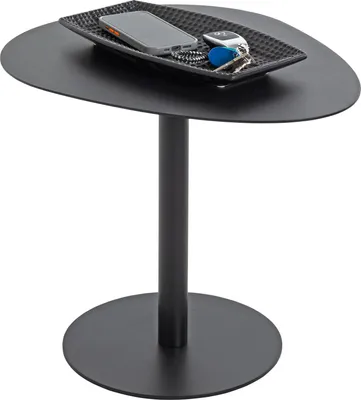 Produktbild von HAKU Beistelltisch schwarz - Metall, B/H/T: 51x42x41 cm