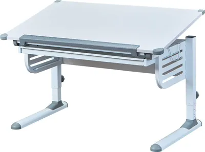 Image de Inter Link Bureau d'écolier Skalare avec tiroir Push-Function blanc