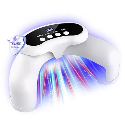 Produktbild von Tragbare nagellampe faltbar, uv & led dual welle 470+905nm, intelligent sensor,nagel gel schnell härtend