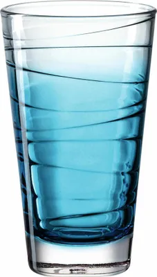 Obrázok produktu pre Leonardo Vario Struttura pohár na pitie, pohár na vodu, limonádové sklo, modrý, 280 ml, 026832