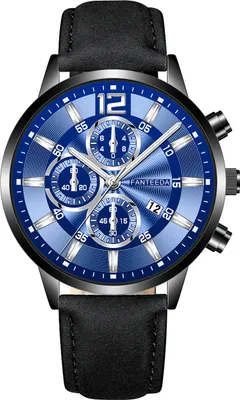 Produktbild von NI-11699 Uhr – Sportlich-elegante Herrenuhr Schwarz/Silber KP11699