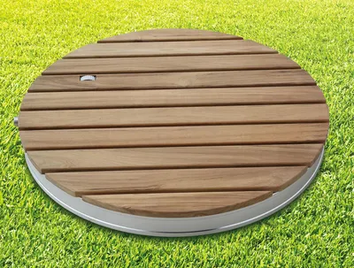 Produktbild von Breuer Fontana Bodendusche Gartendusche Outdoor Dusche rund, 9107000001099