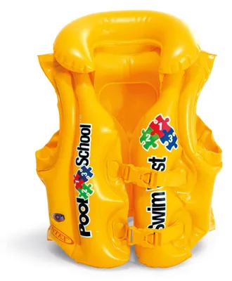 Zdjęcie produktu dla Intex Deluxe Swim Vest Pool School Step 2, Żółty, Kamizelka do pływania, Obraz, Winyl, 3 lat(a), 6 lat(a)