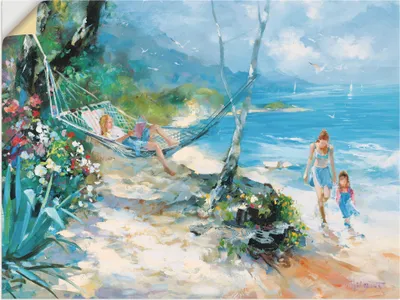 Produktbild von ARTland Wandbild, selbstklebend Gelassenheit Größe: 40x30 cm