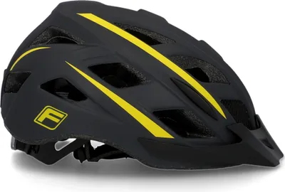 Produktbild von Fischer Fahrradhelm Montis, Urban, Schwarz, S/M, hochfeste EPS-Innenschale, verstellbares, beleuchtetes Innenringsystem für optimale Passform, sehr gute Belüftung (20 Lufteinlässe), abnehmbarer Visor, Aufprallschutz, geringes Gewicht