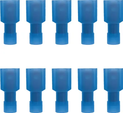 Image de baytronic 10x fiches plates entièrement isolées bleu