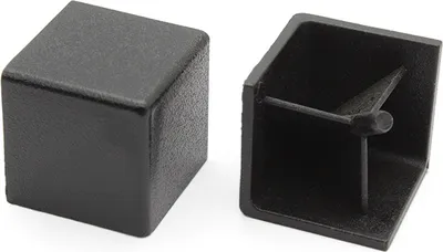 Produktbild von Abdeckkappe eckig für Eckverbinder 20 B-Typ Nut 6