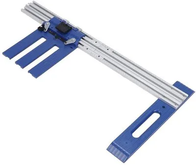 Imagen del producto de Guías de corte de alto rendimiento para carpintería en madera - Aluminio - Guía de corte de 0 a 65 cm - Riel para guía de corte