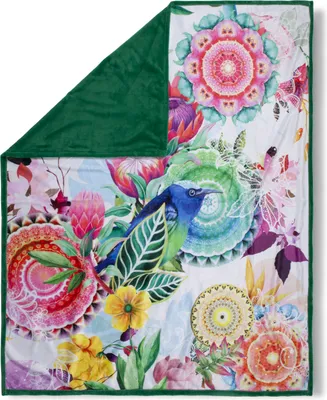 Produktbild von Plaid HIP 130x160 cm - mandalas, flowers and birds