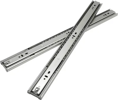 Produktbild von TolleTour Schubladenschienen Schubladenauszug Auszugsschiene Rollenführung Schiene Schubladen Kugelführung Selbsteinzug Vollauszug Länge 400mm 1Paar