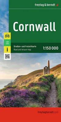 Image de freytag & berndt Carte routière de la Cornouailles au 1/150 000
