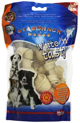 Produktbild von Nobby White´n Tasty Kauknoten, 6,5-7,5 cm, 160 g, 15 St