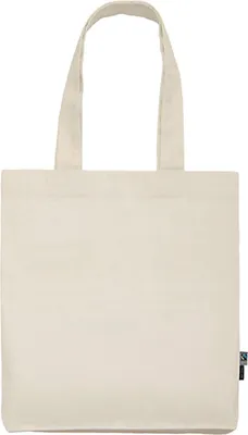 Produktbild von Neutral O90003 | Twill Bag / Einkaufstasche / Fairtrade- - Farbe: Nature - Größe: 38 x 42 x 7 cm