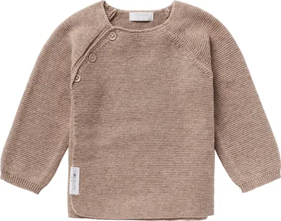 Produktbild von Noppies Pino, Cardigan, Uni, Baby (0 - 2 Jahre), Baumwolle, Braun
