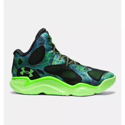 Image de Chaussure de Basketball Under Armour Curry Spawn Flotro Vert