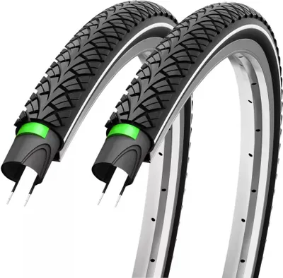Produktbild von 2x Fahrradreifen 28x1,60 Zoll 42-622 700x40c Reflex mit Pannenschutz 3 mm