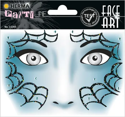 Immagine prodotto di Herma FASHIONLine Adesivo Face Art Ragno, nero, XL