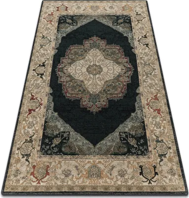 Zdjęcie produktu dla Dywan wełniany POLONIA Palazzo rozeta granat wielokolorowy 200x300 cm