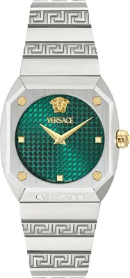 Produktbild von Versace VE9E00424 Antares Lady silber grün gold Edelstahl Armband Uhr Damen NEU