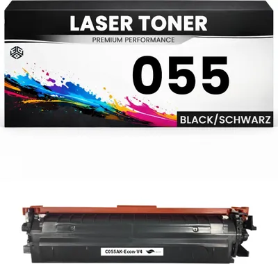 Produktbild von Toner Cartridge 055 Black für Canon kompatibel Schwarz wie Original imageCLASS MF742Cdw/744Cdw/746Cdw/746Cx/745CDW/741CDW/743Cdw MF744Cdw