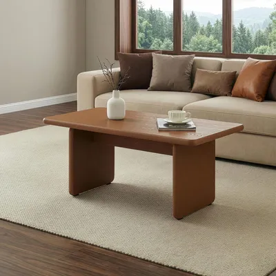 Produktbild von Couchtisch ‘Gäljami’ MDF rechteckig 100 x 55 x 44 cm Walnussoptik