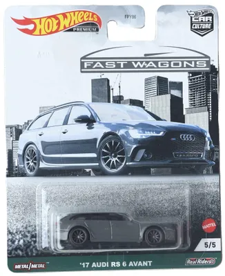 Produktbild von Hot Wheels '17 Audi RS 6 Avant, Fast Wagons