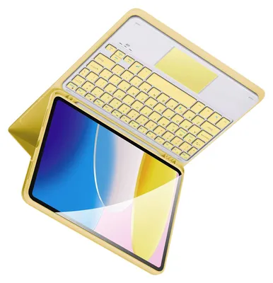 Obrázok produktu pre Bezdrôtová klávesnica BT s USB rozhraním a ochranným puzdrom zPolyuretánkože pre tablety, kompatibilná s modelom 10 (10,9 palca, 2022)