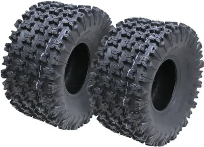 Produktbild von 2x 22x10-10 Reifen XTRAIL 255/60-10 22x10.00-10 HAKUBA Geländereifen für Quad