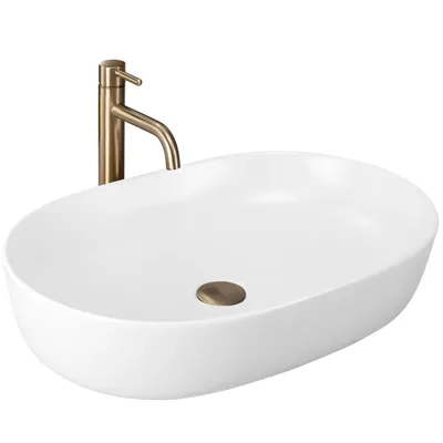 Zdjęcie produktu dla Umywalka nablatowa Rea CLEO 61 WHITE MATT