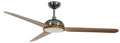 Immagine prodotto di Ventilatore da soffitto a risparmio energetico con luce LED e telecomando Unione Nichel 142 cm