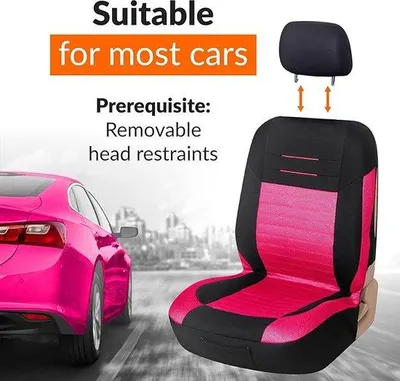 Produktbild von Famanu Autositzschoner verstellbar und abnehmbar - 9-teiliges Set
