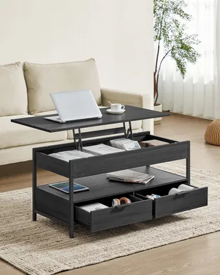 Obrázek produktu pro Konferenční stolek VASAGLE, výškově nastavitelný stolek do obývacího pokoje, 50 x 100 x (48-63) cm