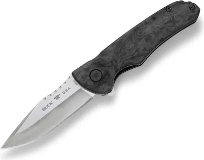 Immagine prodotto di Buck BU-0841CFS2 Coltello Sprint Pro Elite 8 cm, fibra di carbonio marmorizzata