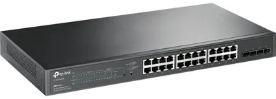 Produktbild von TP-Link Omada TL-SG2428P, Managed, L2/L2+, Gigabit Ethernet (10/100/1000), Power over Ethernet (PoE), Rack-Einbau, 1U