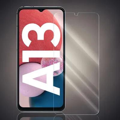 Produktbild von Panzer Folie für Samsung Galaxy A13 4G Echt Glas Displayschutzfolie Transparent Glasfolie 9H Härtegrad Schutzglasfolie
