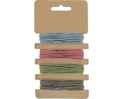 Produktbild von Glorex Gummibänder 4 x 3 m, Ø 1 mm