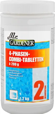Produktbild von 1,2kg  Mr.Gardener 4 Phasen Combi-Tabletten