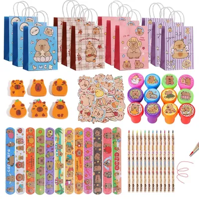 Productafbeelding van Omgoods - 110-delige Verjaardagsgeschenken voor Kinderen met Capybara Thema