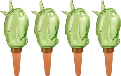 Produktbild von 4er-Set Bewässerungskugel Wasserspender *Bördy L* in grün - H20cm/220ml