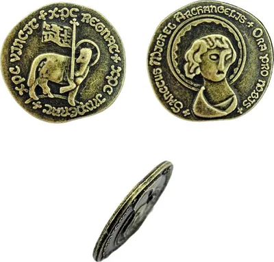 Immagine prodotto di CombiCraft Replica moneta medievale color oro - 100 pezzi