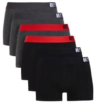 Produktbild von Lower East Boxershorts Herren 6 Pack aus 95% Baumwolle und 5% Elasthan I Herrenb