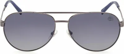Image de Lunettes de soleil pour homme Timberland TB9317 SHINY DARK RUTHENIUM 61/15/140