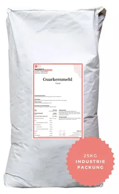Produktbild von Guarkernmehl - Guar Gum Pulver (4-100 Mesh) – 25 kg