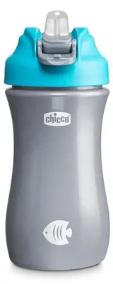 Zdjęcie produktu dla CHICCO_Bidon z miękkim ustnikiem Boy 350ml
