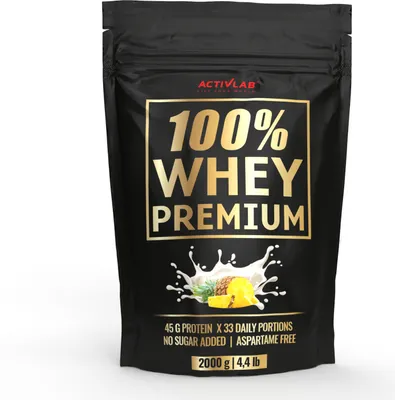 Produktbild von Activlab 100% Whey Premium 2000g, hoher Proteingehalt, basierend auf Molkenproteinkonzentrat - Vanille