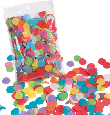 Produktbild von XXL Buntes Konfetti Ø 25 mm 50 g Karneval Fasching Halloween Party Geburtstag
